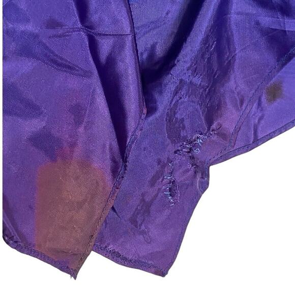 Vintage‎ Lace Prom Dress S 80s Asymmetrical Quinceanera  Fairy Whimsigoth FLAW - Picture 13 of 14